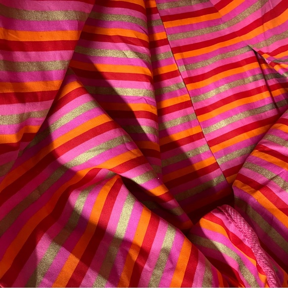 Victoria’s Secret Women’s Canvas Shoulder/Tote Bag, Pink/Red Stripes - Picture 3 of 5